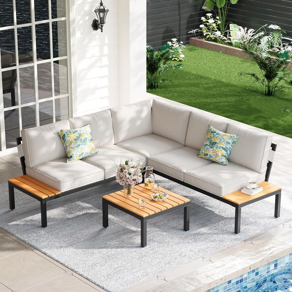 Outdoor Furniture Durable - Outdoor Patio Furniture Set, Durable Metal