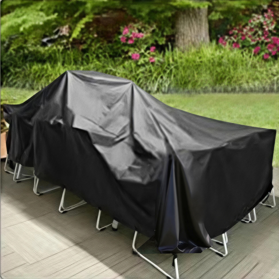 Outdoor Furniture Durable - Durable Pure Black PVC Waterproof and