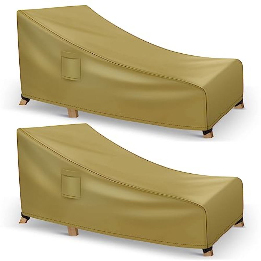 Outdoor Furniture Heavy - Chaise Lounge Covers Outdoor Waterproof, Heavy
