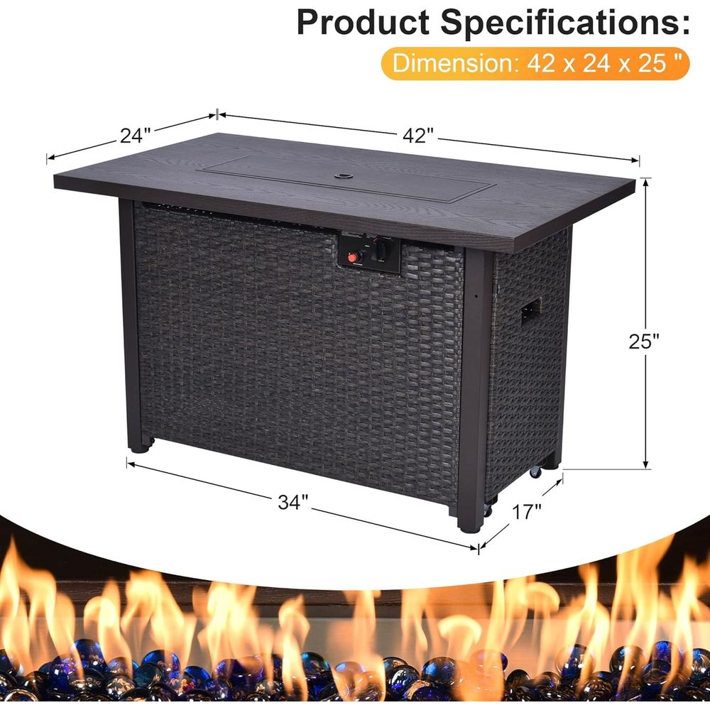 13-Piece Outdoor Sectional Pat - Outdoor Furniture With Fire Pit Table recension och pris