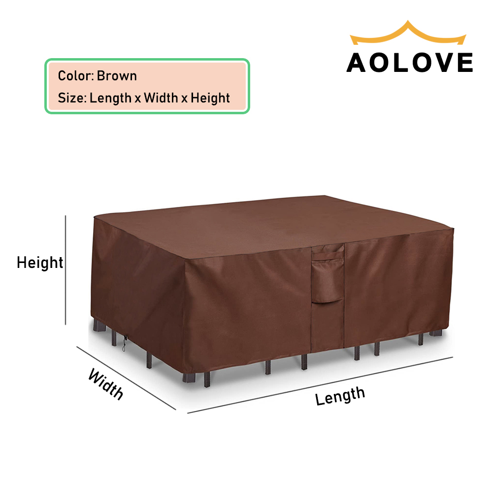 Brown 420D HEAVY DUTY Outdoor  - Outdoor Furniture Heavy recension och pris