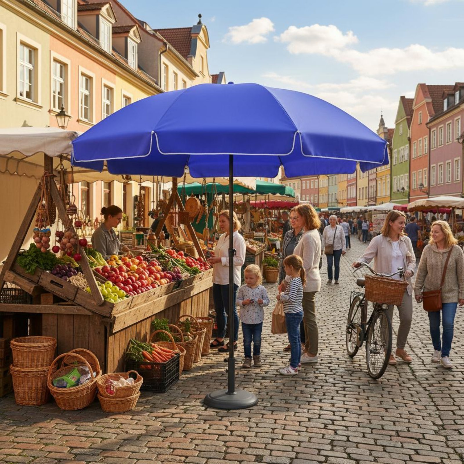 Round Weatherproof Umbrella Wa - Outdoor Furniture Vendors recension och pris