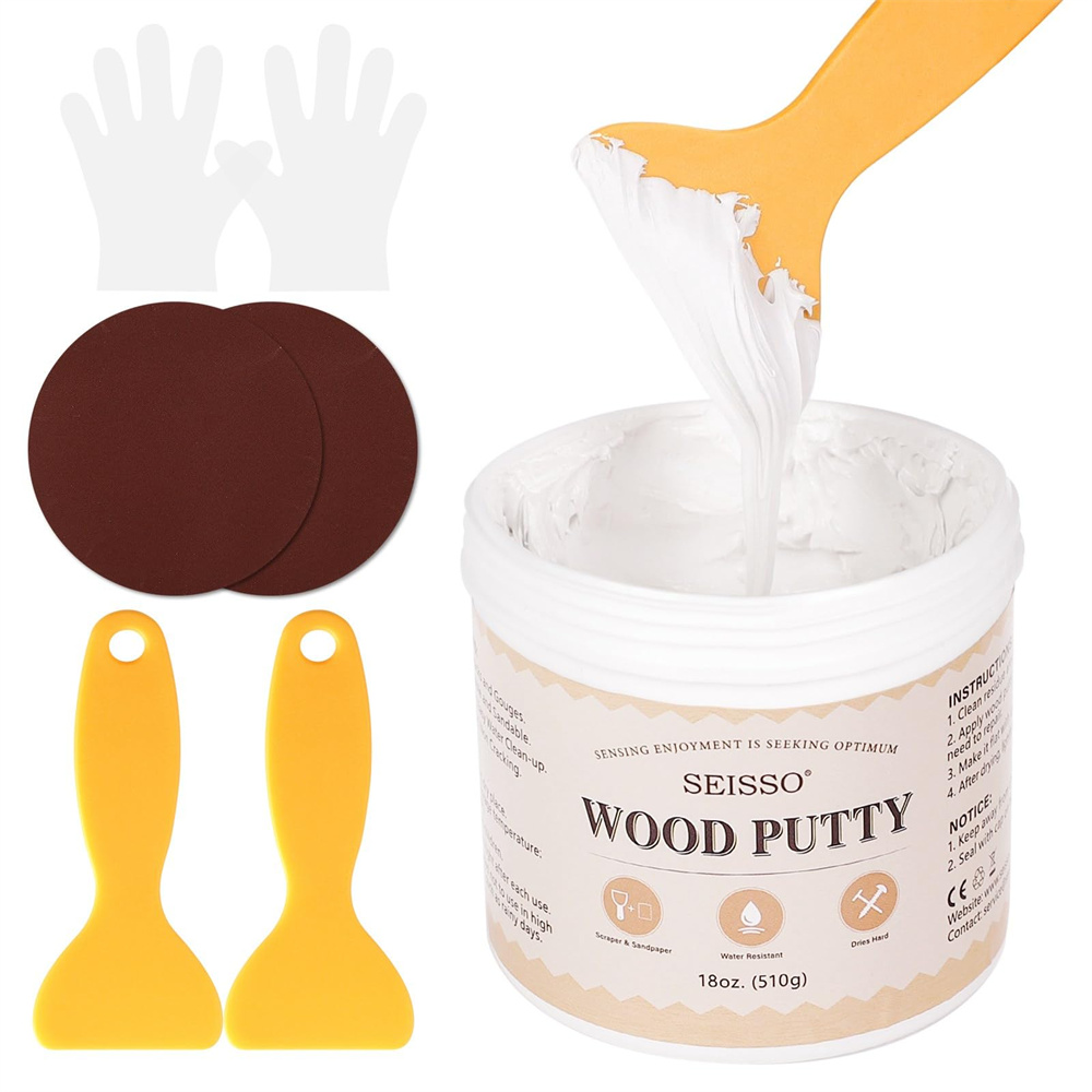 SEISSO White Wood Putty Waterp - Outdoor Furniture Restoration recension och pris