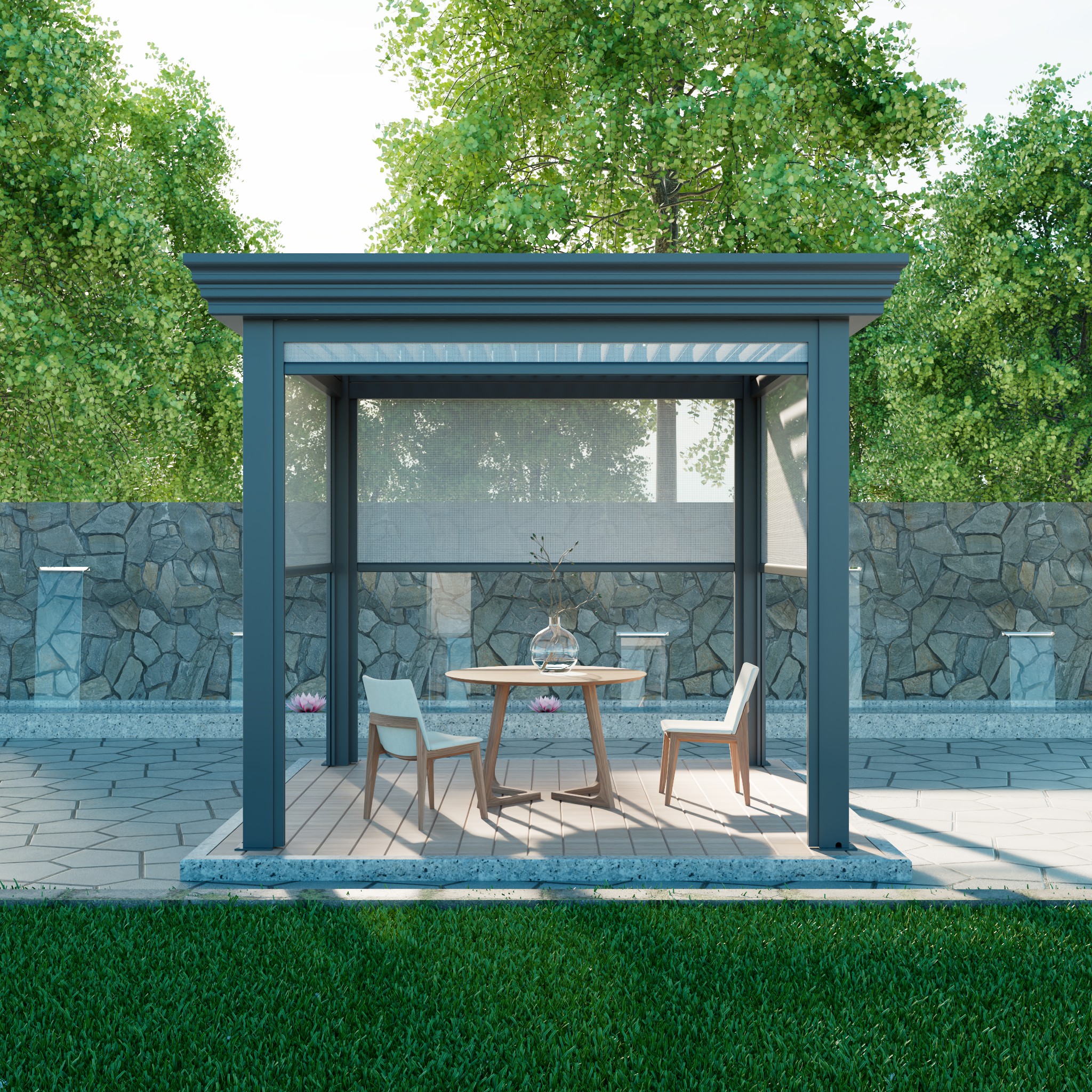 Outdoor Motorized Retractable  - Outdoor Furniture Modern recension och pris