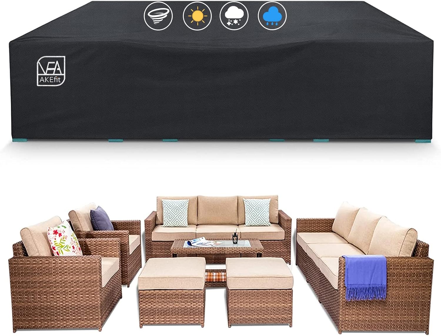 Heavy Duty Waterproof Patio Fu - Outdoor Furniture Heavy recension och pris
