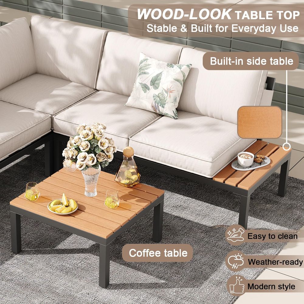 Outdoor Patio Furniture Set, D - Outdoor Furniture Durable recension och pris