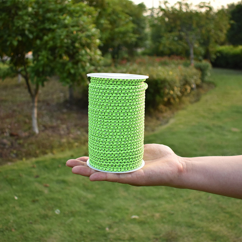 4mm/2.5mm Dia. 10m Fluorescent - Outdoor Furniture Rope recension och pris