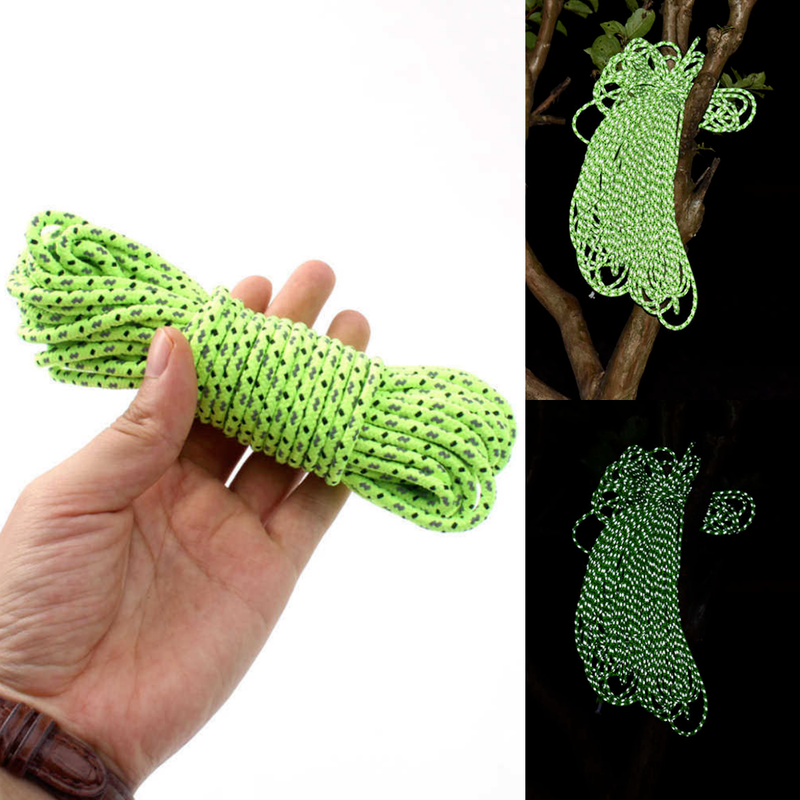 4mm/2.5mm Dia. 10m Fluorescent - Outdoor Furniture Rope recension och pris