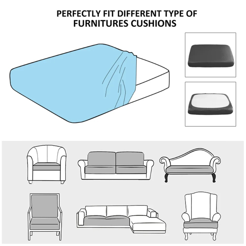 Elastic Waterproof Sofa Cushio - Outdoor Furniture Upholstery recension och pris