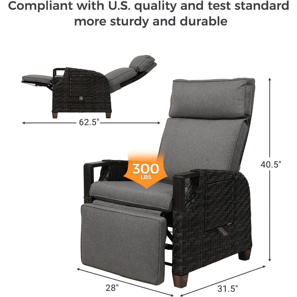 Outdoor Recliner with Independ - Outdoor Furniture Europe recension och pris