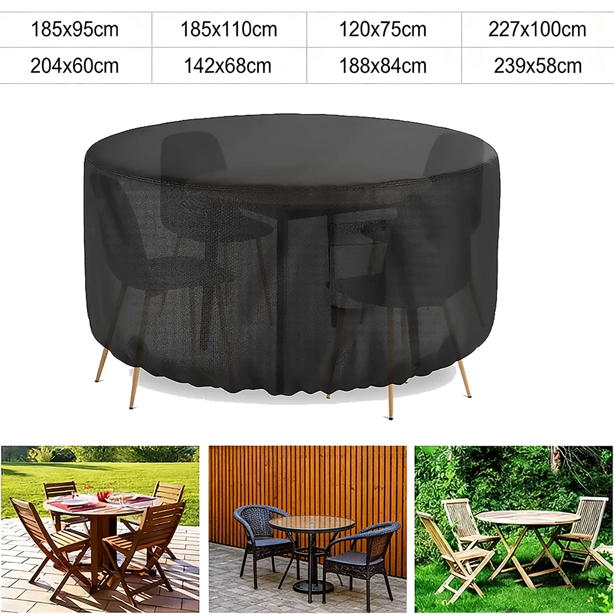 Multi Size Round Patio Furnitu - Outdoor Furniture Design recension och pris