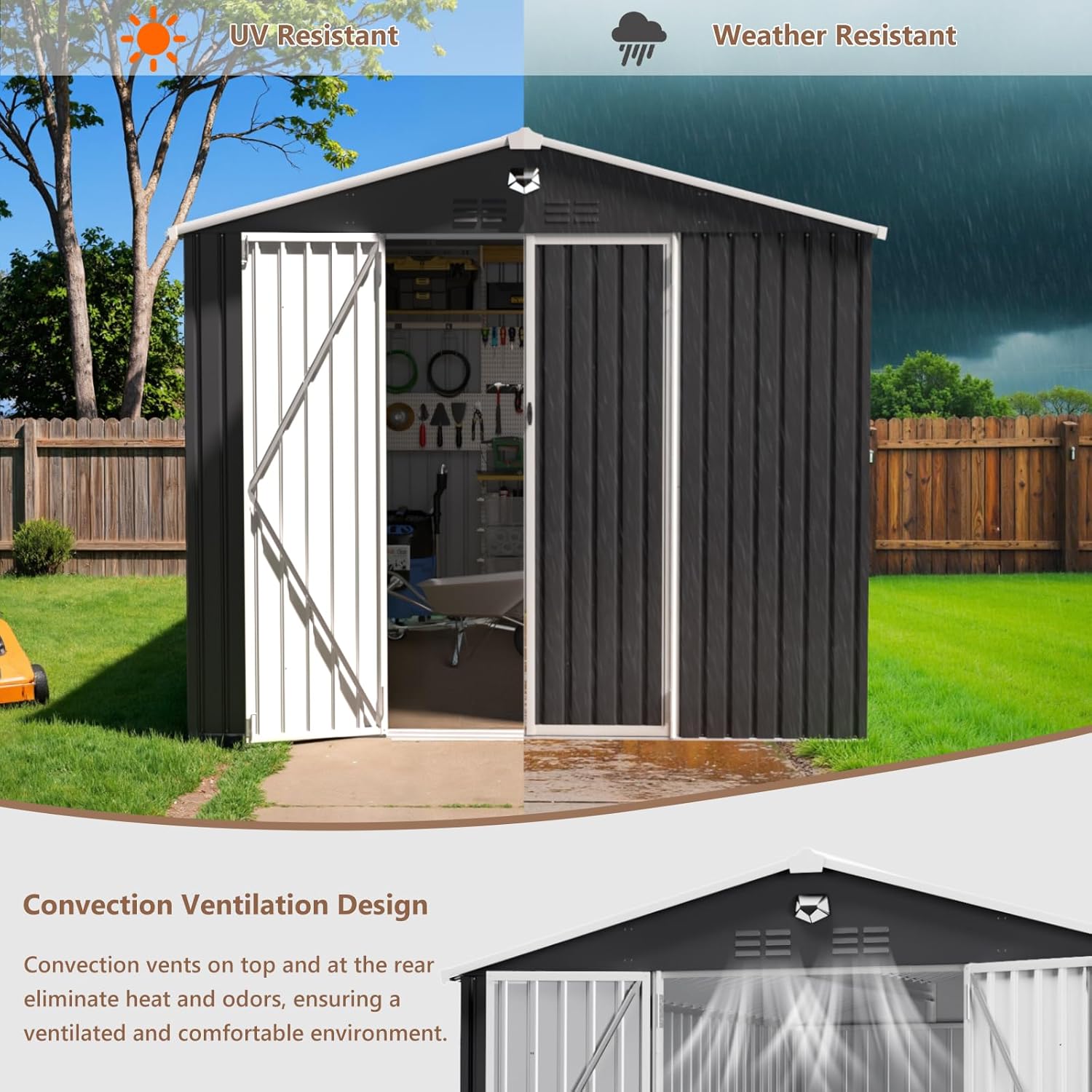 10x12 FT Metal Outdoor Storage - Outdoor Furniture Design recension och pris