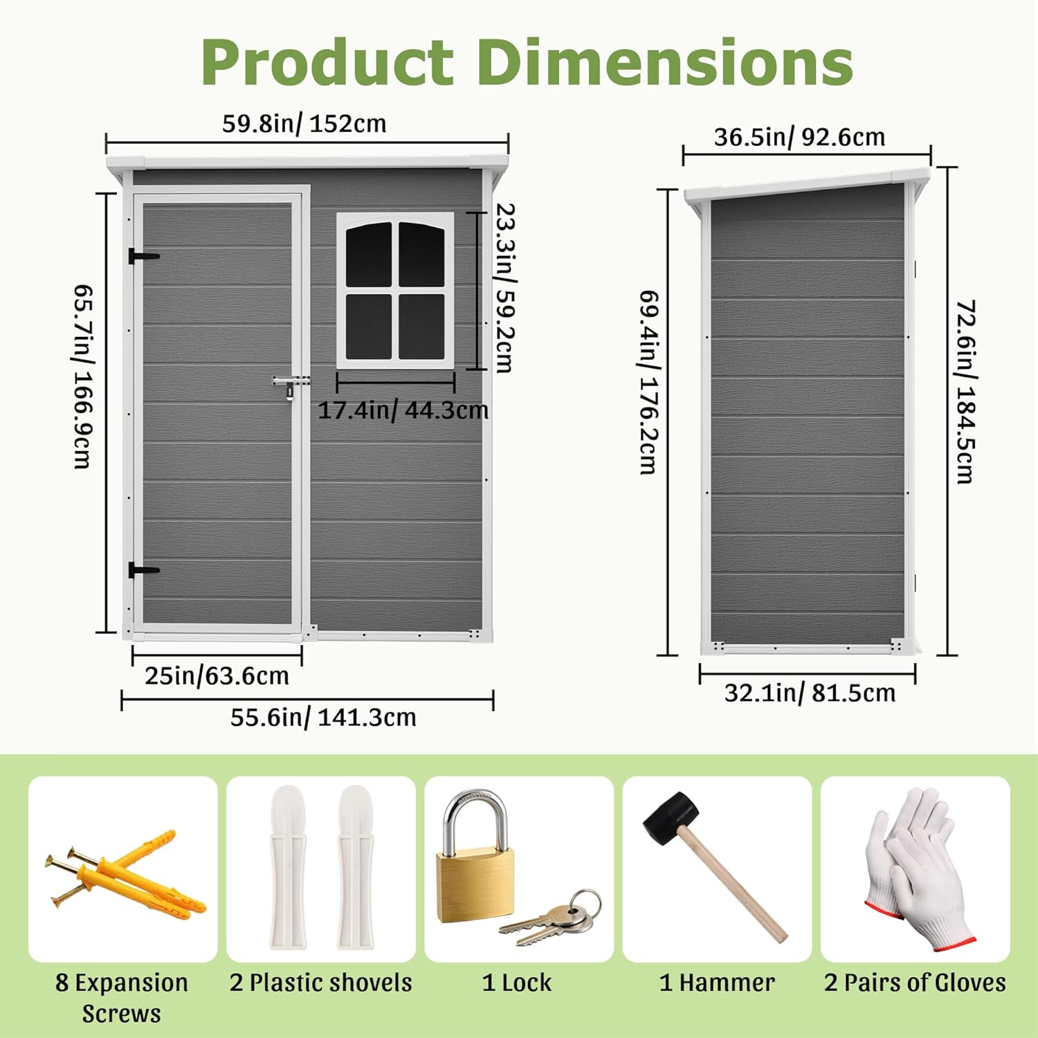 Resin Outdoor Storage Shed Kit - Outdoor Furniture Modern recension och pris