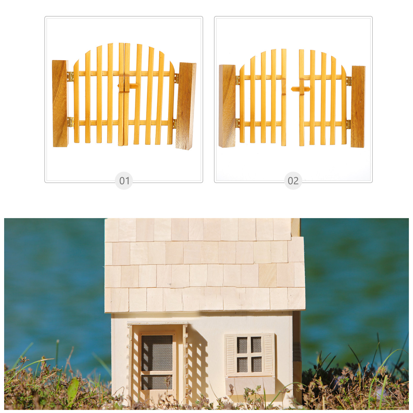 Mini House Wood Door Exquisite - Outdoor Furniture Europe recension och pris