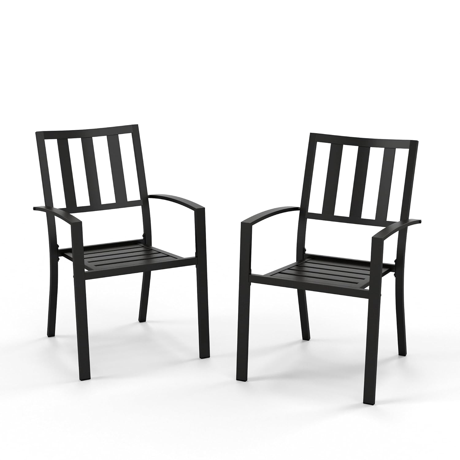 2-Pack Stackable Wrought-Iron  - Outdoor Furniture Europe recension och pris