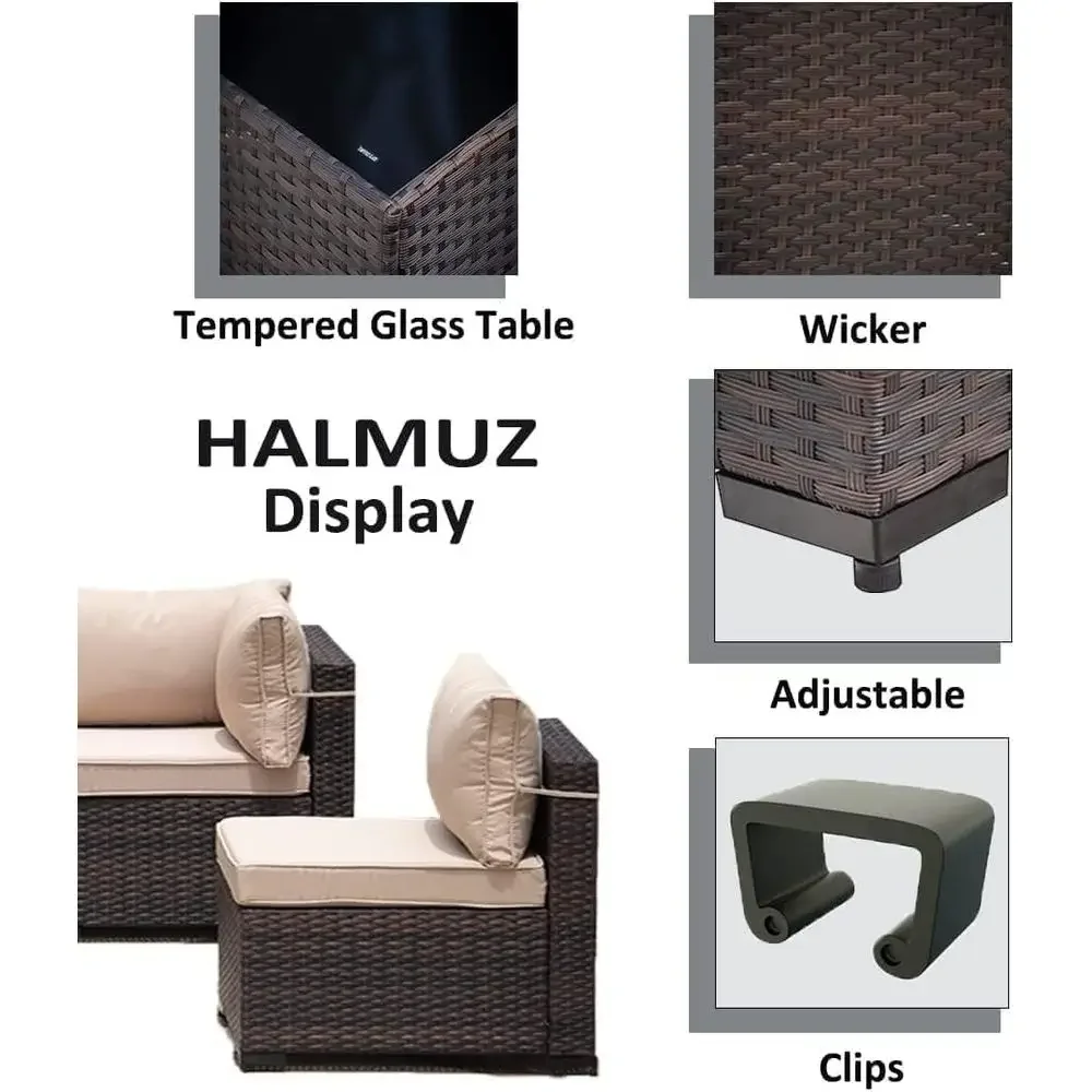 8-Piece Outdoor Patio Furnitur - Outdoor Furniture With Fire Pit Table recension och pris