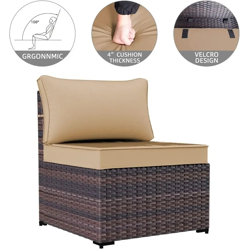 8-Piece Outdoor Patio Furnitur - Outdoor Furniture With Fire Pit Table recension och pris