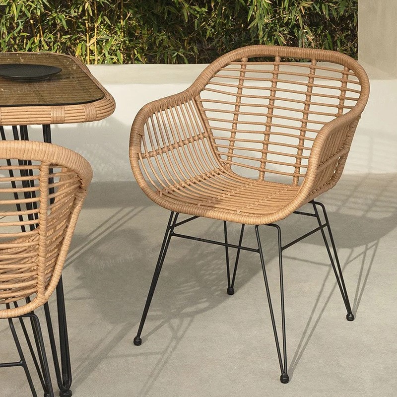 MOMO Ins Rattan Outdoor Balcon - Outdoor Furniture Deals recension och pris
