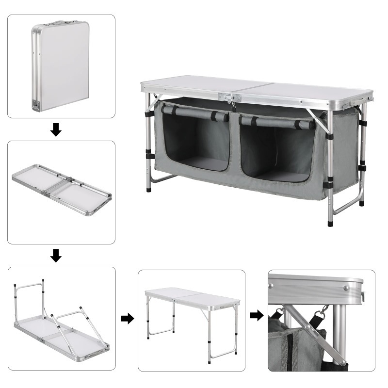 Folding Picnic Table Aluminum  - Outdoor Furniture Europe recension och pris