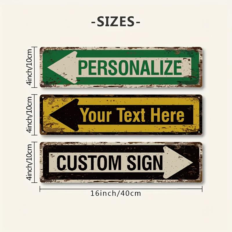 1PC Vintage Metal Tin Sign Str - Outdoor Furniture Metal recension och pris
