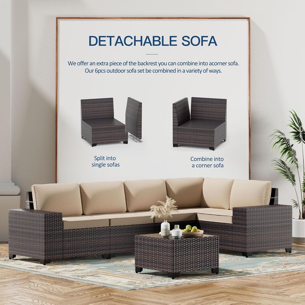 7-Piece Outdoor Patio Furnitur - Outdoor Furniture With Fire Pit Table recension och pris