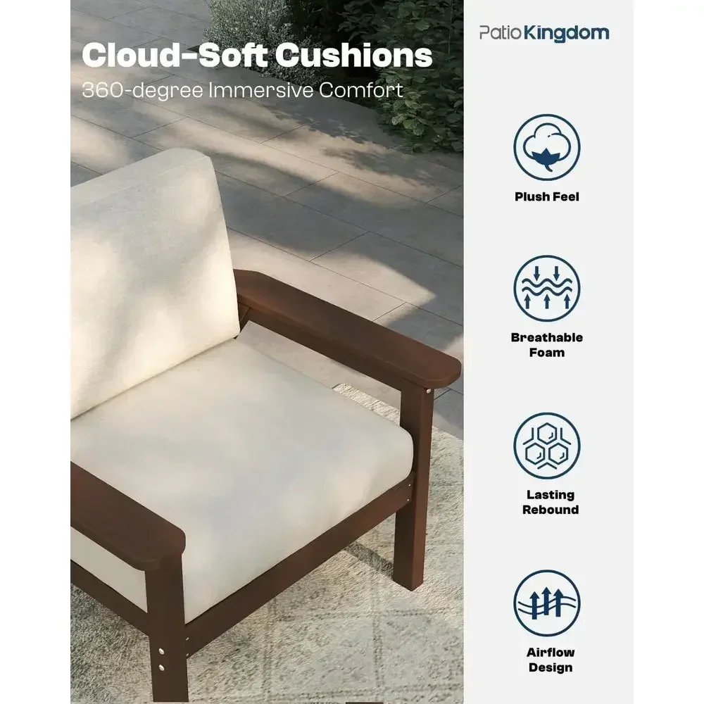 Durable Beige Cushioned Outdoo - Outdoor Furniture Durable recension och pris