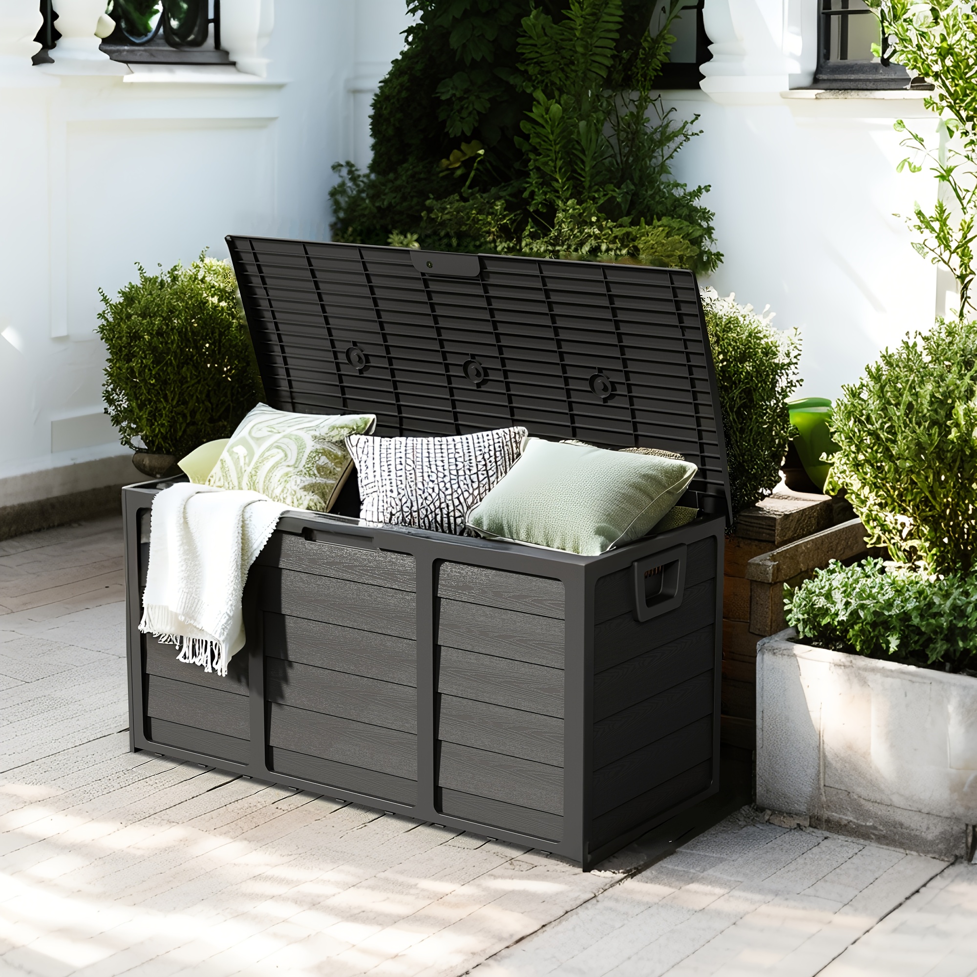 Weatherproof Resin Storage, 75 - Outdoor Furniture Metal recension och pris