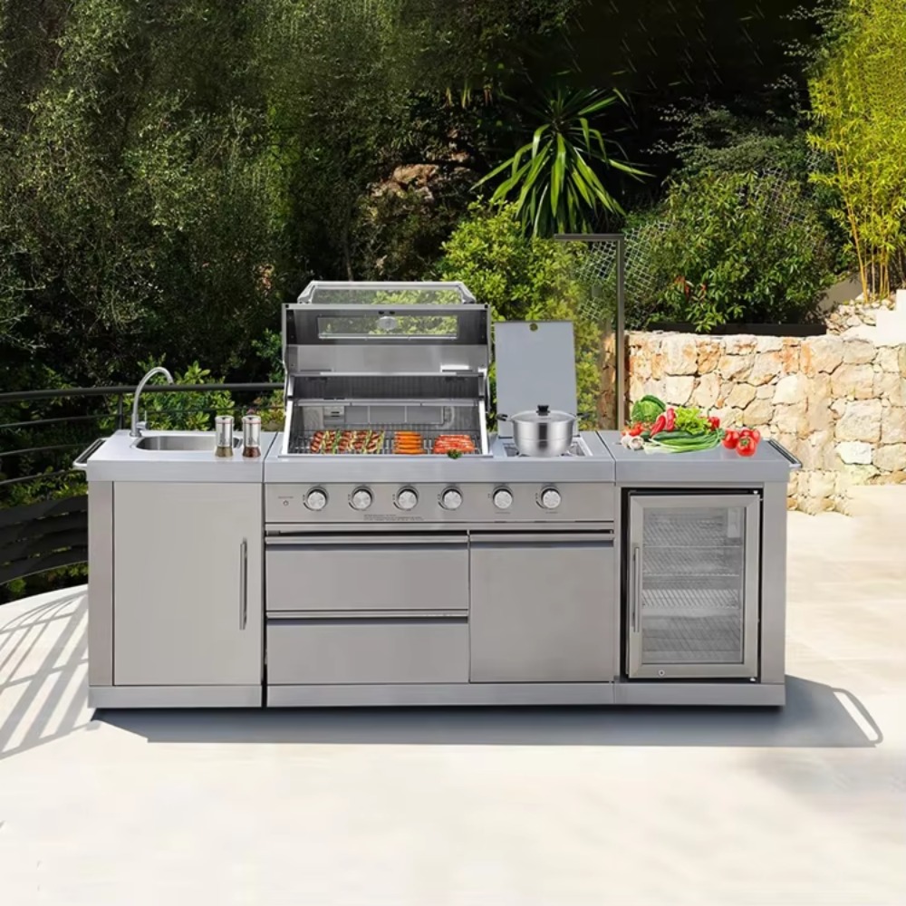 Outdoor Kitchen with Roof Cove - Outdoor Furniture Deals recension och pris