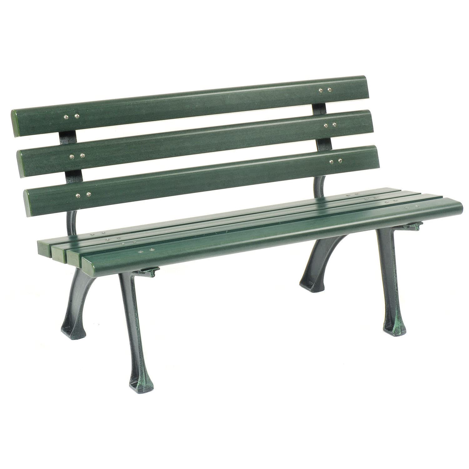 4ft Outdoor Park Bench with Ba - Outdoor Furniture Recycled Plastic recension och pris