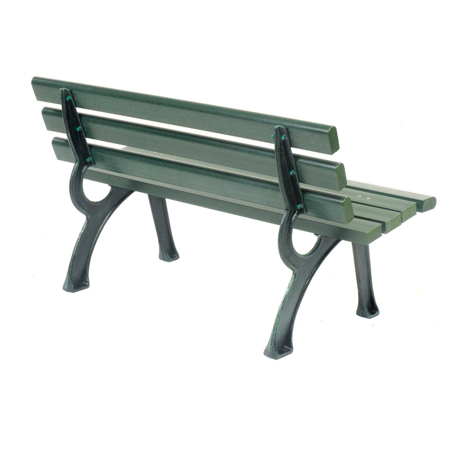 4ft Outdoor Park Bench with Ba - Outdoor Furniture Recycled Plastic recension och pris
