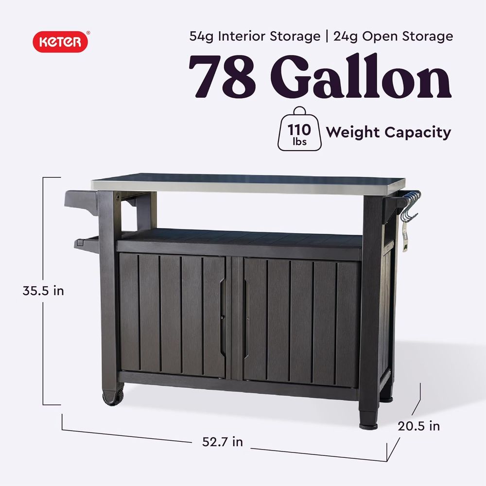 Outdoor Rolling Table Cart for - Outdoor Furniture Europe recension och pris