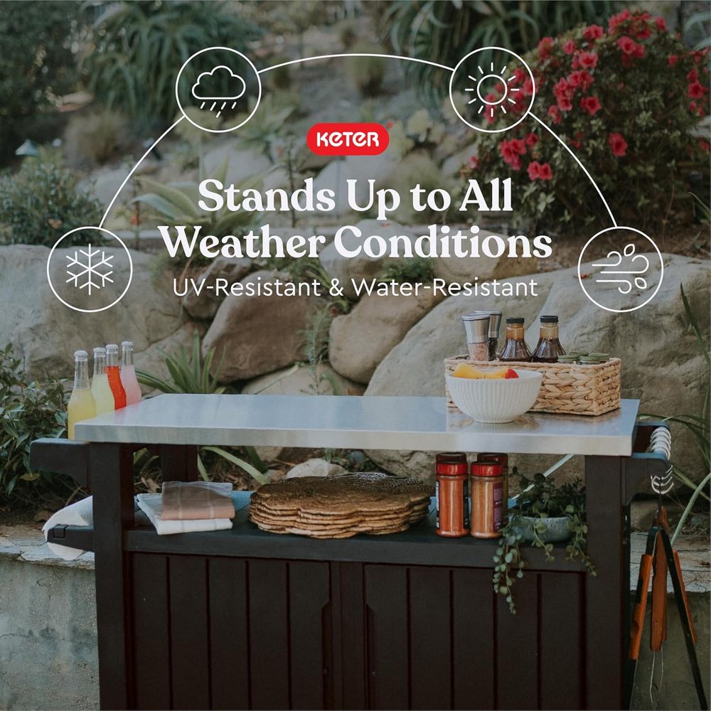 Outdoor Rolling Table Cart for - Outdoor Furniture Europe recension och pris