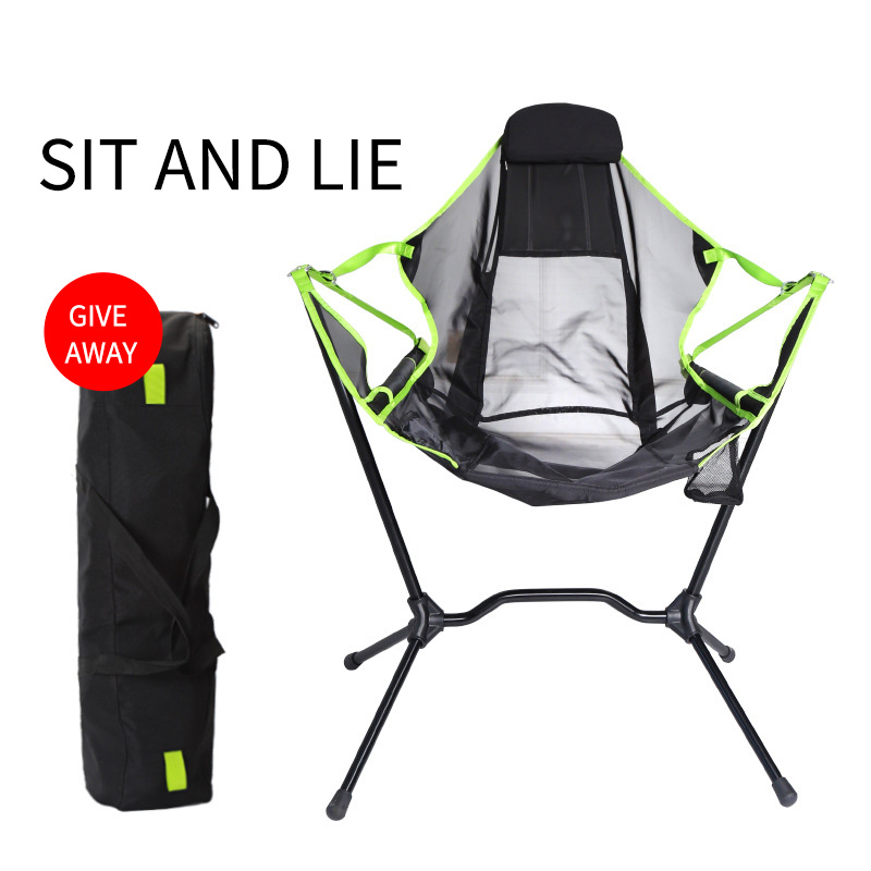 Folding Outdoor Camping Rockin - Outdoor Furniture Upholstery recension och pris