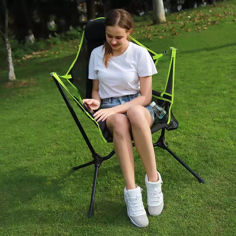 Folding Outdoor Camping Rockin - Outdoor Furniture Upholstery recension och pris
