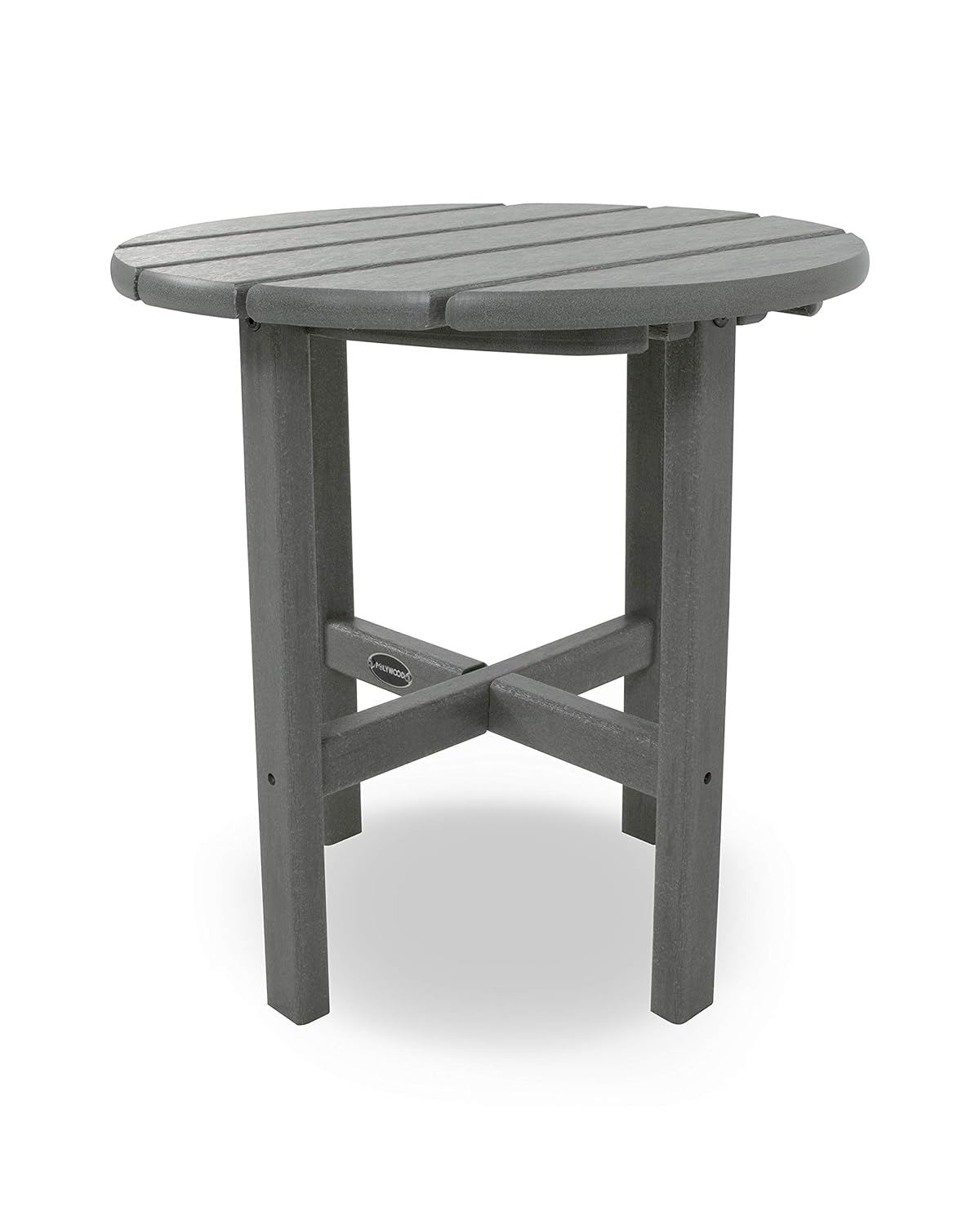 Round Side Table, 18 Inch, Out - Outdoor Furniture Recycled Plastic recension och pris
