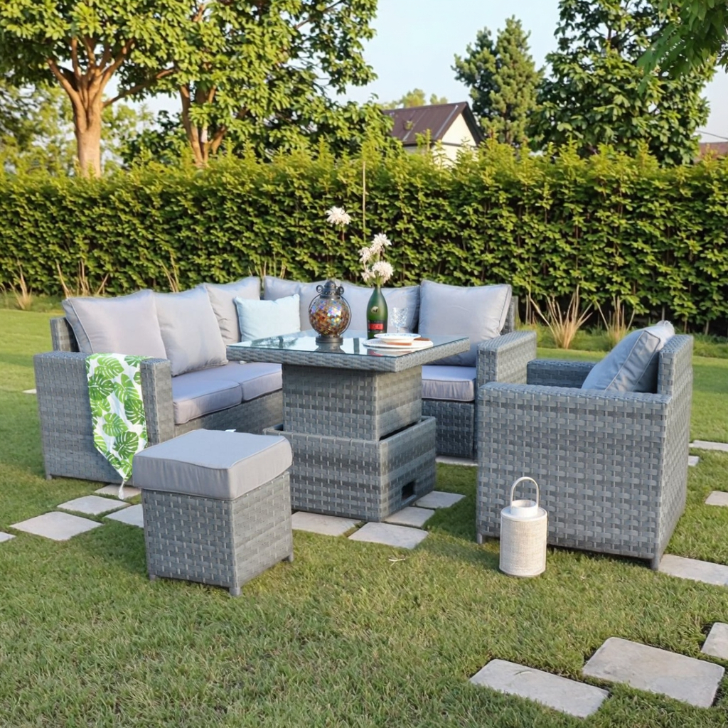 Factory Direct Sell Garden Cor - Outdoor Furniture Lounge Set recension och pris