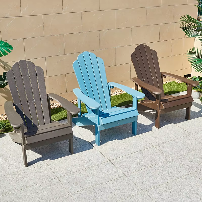 Modern Adirondack Folding Chai - Outdoor Furniture With Fire Pit Table recension och pris