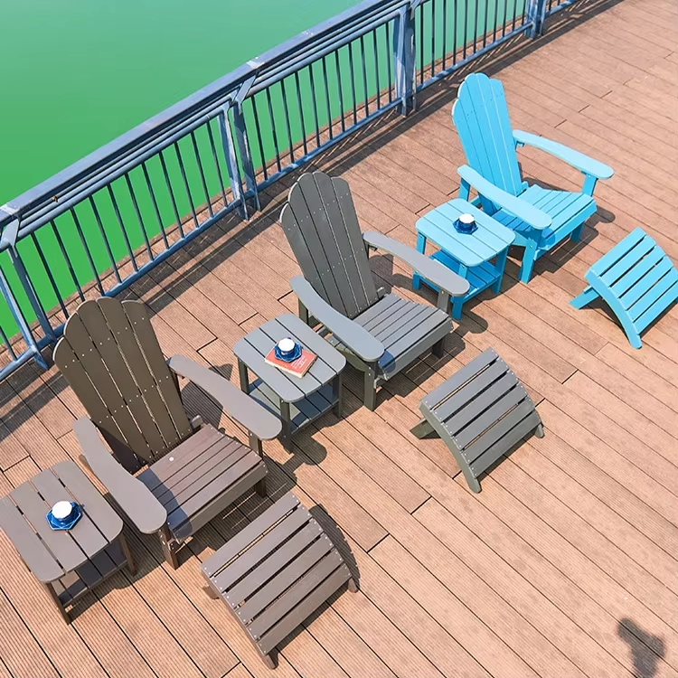 Modern Adirondack Folding Chai - Outdoor Furniture With Fire Pit Table recension och pris