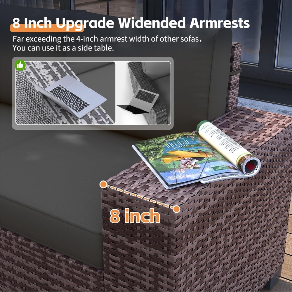 Patio Furniture Set, 8 Inch Ar - Outdoor Furniture Deals recension och pris