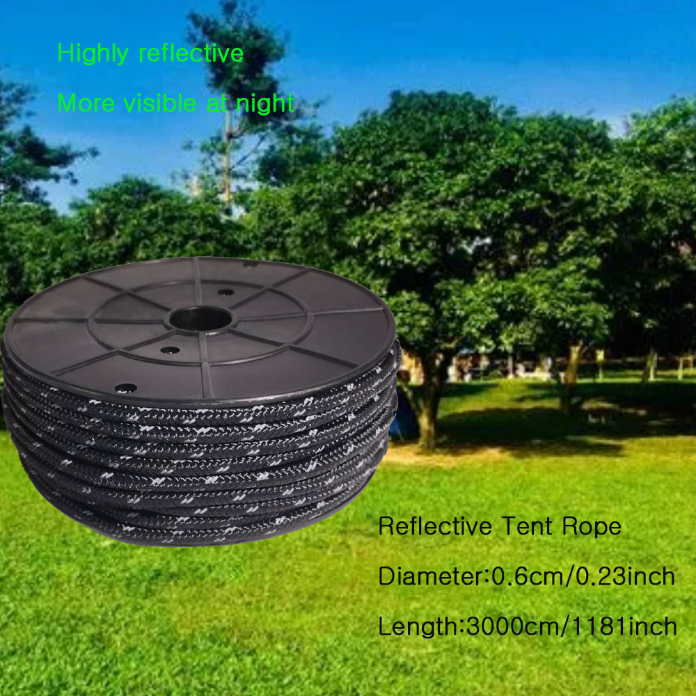 30M Reflective Paracord 6mm Pa - Outdoor Furniture Rope recension och pris