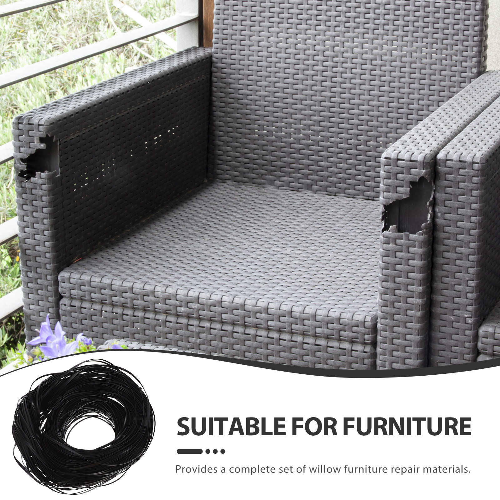 Pe Rattan Repair Kit Grey Outd - Outdoor Furniture Restoration recension och pris