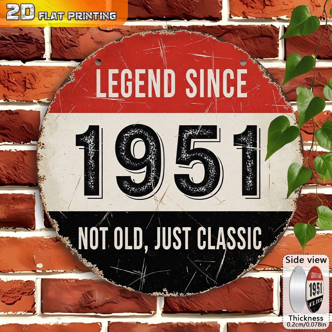 2D Flat, 1pc 1951 Vintage Alum - Outdoor Furniture Metal recension och pris