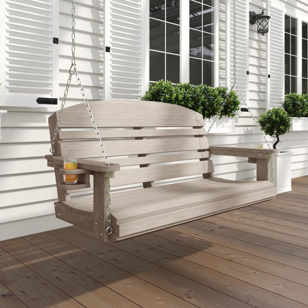 Recycled Plastic Porch Swing W - Outdoor Furniture Recycled Plastic recension och pris