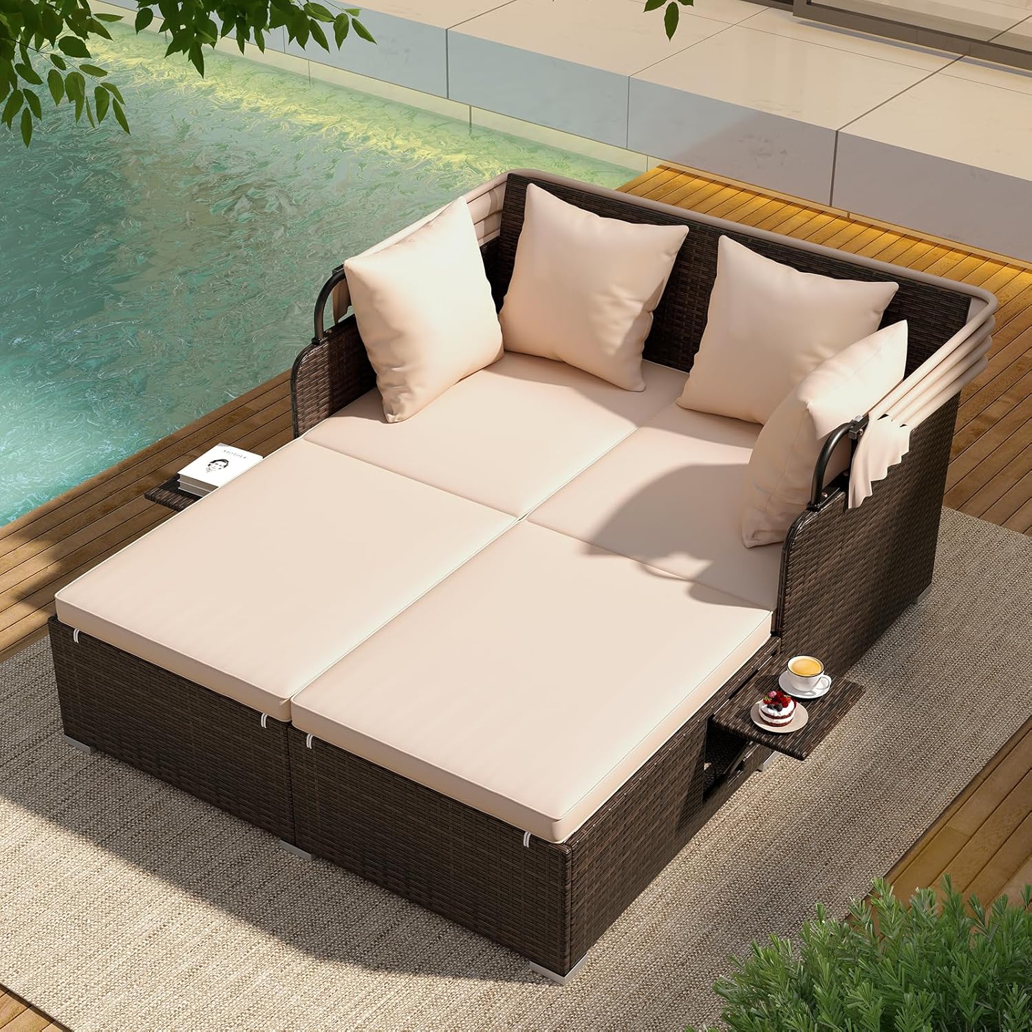 Outdoor Daybed, 2-Person Wicke - Outdoor Furniture Europe recension och pris
