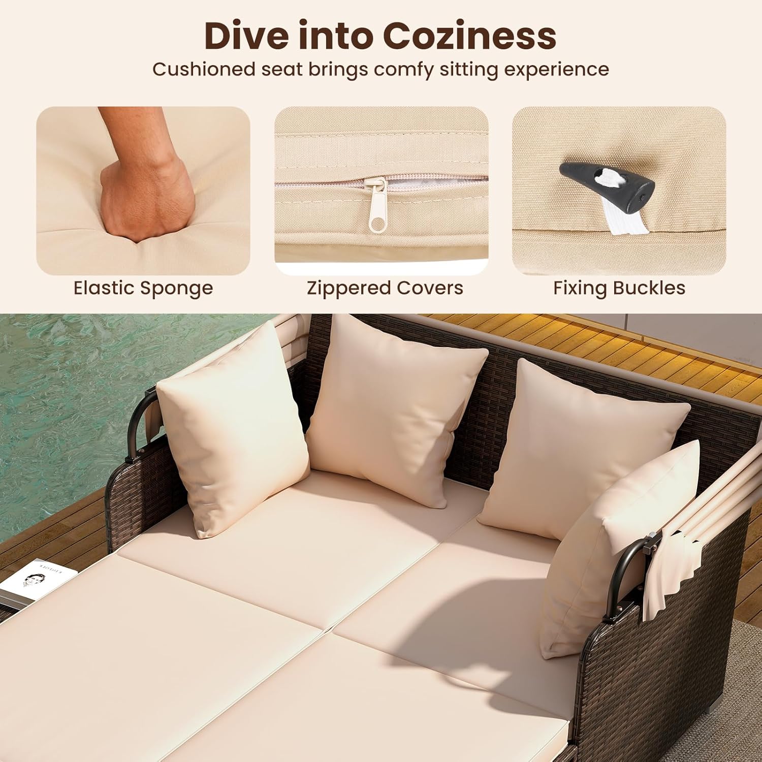 Outdoor Daybed, 2-Person Wicke - Outdoor Furniture Europe recension och pris