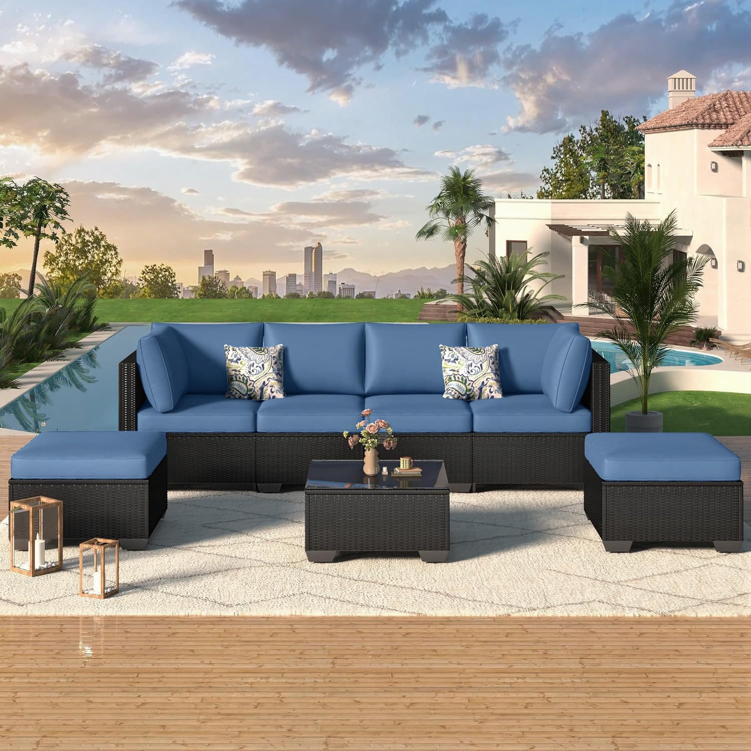 PE Rattan Outdoor Sectional So - Outdoor Furniture Europe recension och pris