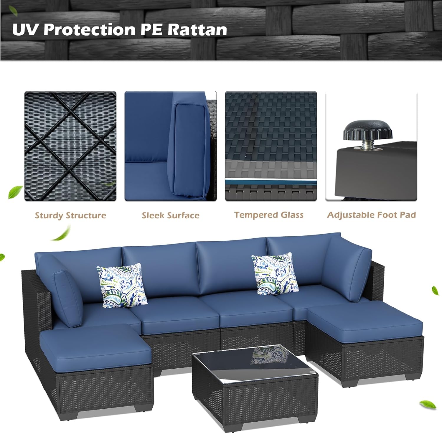 PE Rattan Outdoor Sectional So - Outdoor Furniture Europe recension och pris