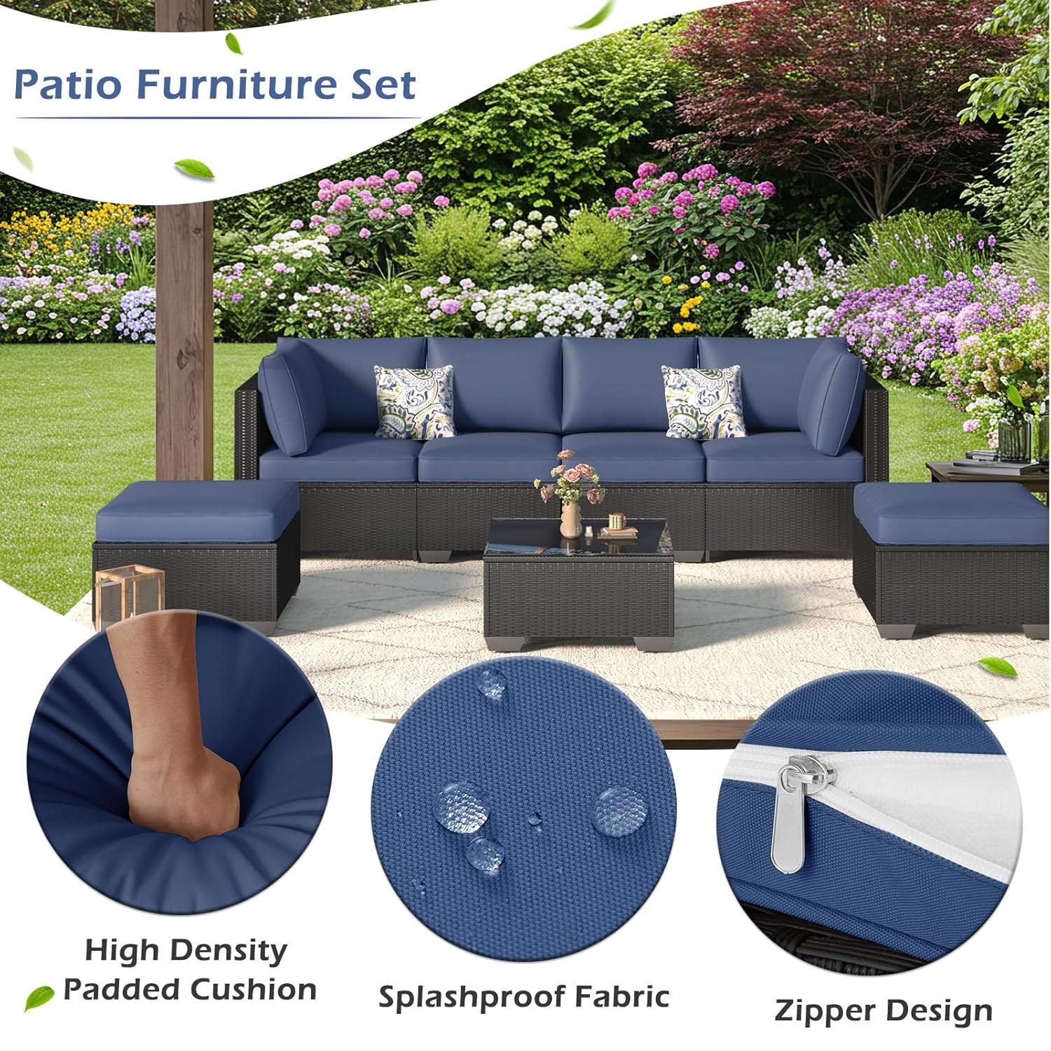 PE Rattan Outdoor Sectional So - Outdoor Furniture Europe recension och pris