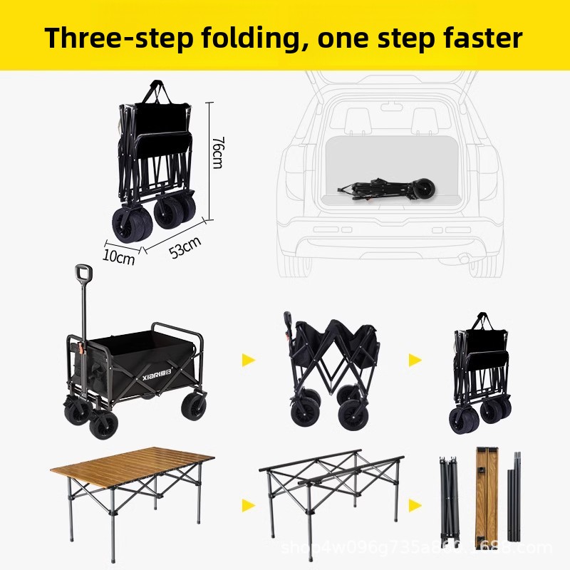 Portable Foldable Table Street - Outdoor Furniture Vendors recension och pris