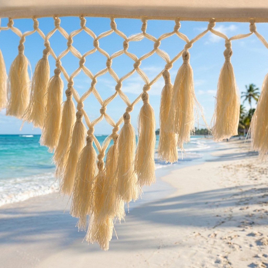 Tassel Patio Umbrella Portable - Outdoor Furniture Vendors recension och pris